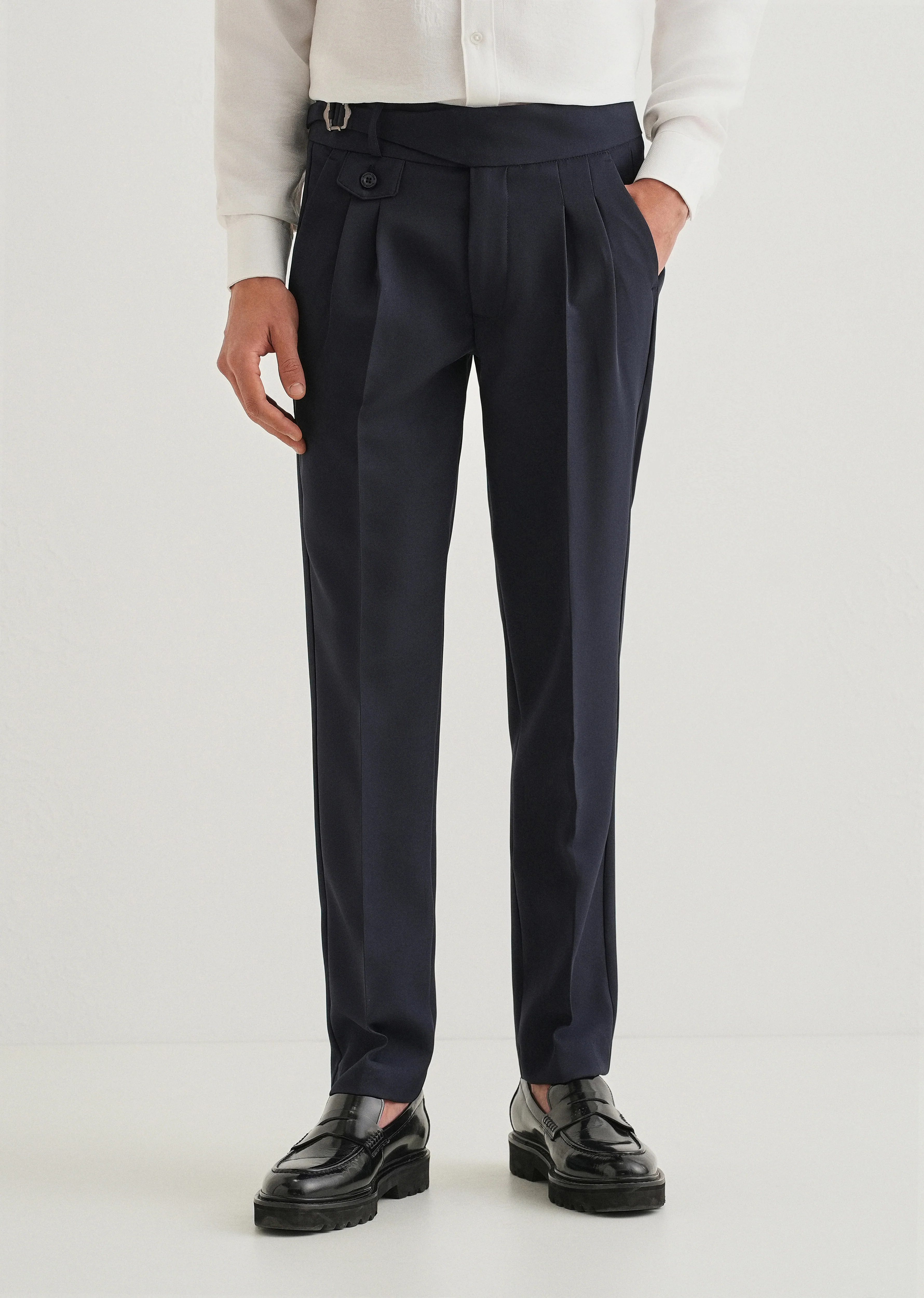 Abyss Blue Gurkha Pant