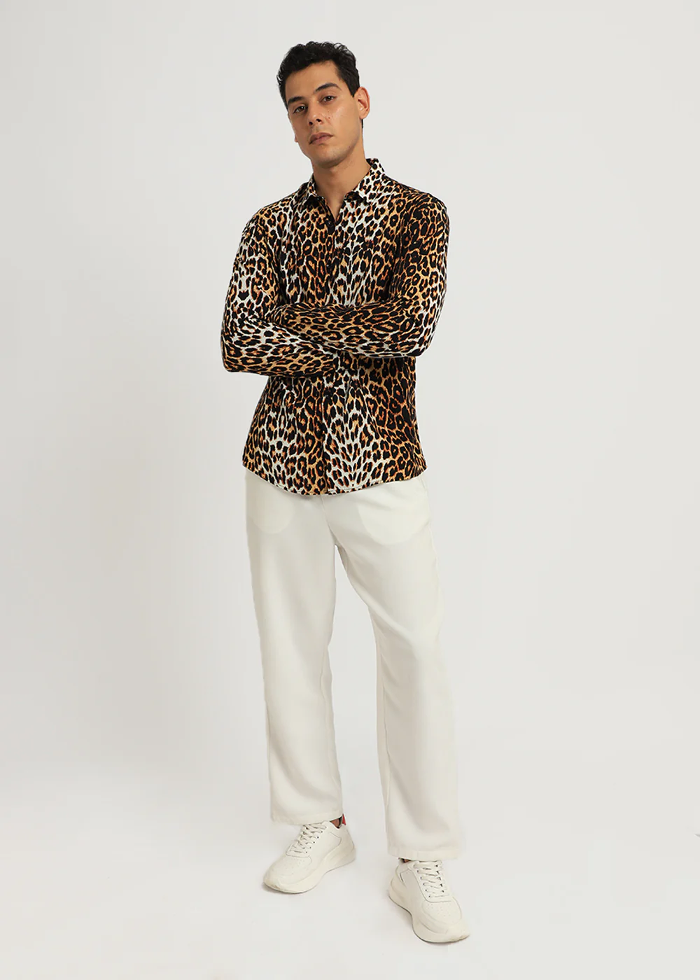 Leopard Print Full sleeve shirt - Image 7