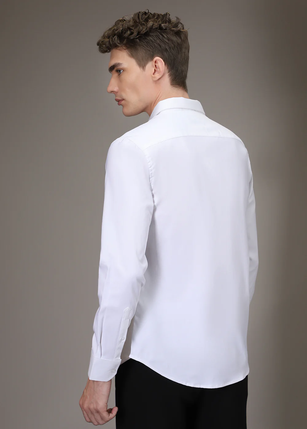 Sequence debonair designer white shirt - Image 5